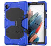 TECHGEAR Custodia Robusta Compatibile con Samsung Galaxy Tab A8 10.5" 2022 (SM-X200 / SM-X205) Resistente agli Urti e all'impatto - Cover con Supporto per i Bambini, Lavoro e Scuola [Blu]