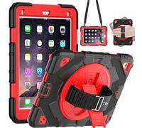 TECHGEAR Custodia SUPE per Apple iPad 9,7" 6a/5a generazione (2018/2017) e iPad Air 2 9,7" e iPad Pro 9,7", robusta e resistente per bambini, ragazzi e ragazze, con supporto, custodia a mano e