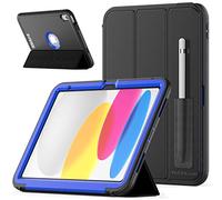 TECHGEAR D-Fence Custodia Compatibile con iPad 10 generazione 2022, 10.9" - Custodia Sottile Resistente all'impatto e agli Urti - Custodia Cover per i Bambini, Costruttori e Offici