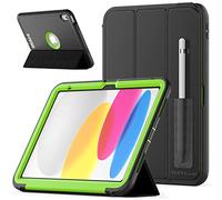 TECHGEAR D-Fence Custodia Compatibile con iPad 10 generazione 2022, 10.9" - Custodia Sottile Resistente all'impatto e agli Urti - Custodia Cover per i Bambini, Costruttori e Offici