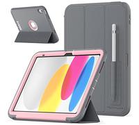 TECHGEAR D-Fence Custodia Compatibile con iPad 10 generazione 2022, 10.9" - Custodia Sottile Resistente all'impatto e agli Urti - Custodia Cover per i Bambini, Costruttori e Offici