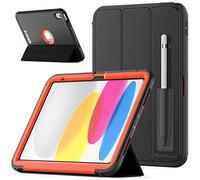 TECHGEAR D-Fence Custodia Compatibile con iPad 10 generazione 2022, 10.9" - Custodia Sottile Resistente all'impatto e agli Urti - Custodia Cover per i Bambini, Costruttori e Offici