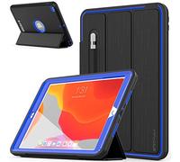 TECHGEAR D-Fence Custodia Compatibile con iPad 9/8/7 (10.2" Pollici, 2021/2020/2019) - Custodia Sottile Resistente all'impatto e agli Urti - Custodia Cover per i Bambini, Costruttori e Offici