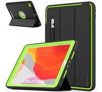 TECHGEAR D-Fence Custodia Compatibile con iPad 9/8/7 (10.2" Pollici, 2021/2020/2019) - Custodia Sottile Resistente all'impatto e agli Urti - Custodia Cover per i Bambini, Costruttori e Offici