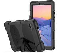 TECHGEAR G-Shock - Custodia per Samsung Galaxy Tab A9 8,7" 2023 (SM-X110 / SM-X115), resistente e robusta, antiurto, antiurto, con supporto, per bambini, scuole, costruttori, operai, colore: nero