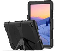 TECHGEAR G-Shock - Custodia per Samsung Galaxy Tab A9 Plus 11" 2023 (SM-X210/SM-X215), resistente e robusta, antiurto, con supporto, per bambini, scuole, costruttori, operai, colore nero