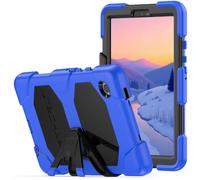 TECHGEAR G-SHOCK - Custodia resistente e robusta per Samsung Galaxy Tab A9 8,7" 2023 (SM-X110 / SM-X115), resistente agli urti, con supporto, per bambini, scuole, costruttori, lavoratori, blu
