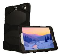 TECHGEAR G-Shock Custodia Samsung Galaxy Tab A 9.7 pollici (SM-T550 & P550 Serie) Custodia Cover rigida, molto alta protezione antiurto con supporto rimovibile nero nero Tab A 9.7 (T550/P550 SERIES)