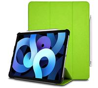 TECHGEAR iPad Air 4 Custodia (4 Generazione) Smart Case Cover Tri-Fold [Compatibile con Penna] con Protezione d'angolo [Spegnimento/Sveglia Automatico] per iPad Air 10.9" 2020 - Verde