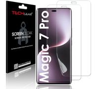 TECHGEAR Pellicola protettiva (2 pezzi) per Honor Magic 7 Pro 5G [Screen Cloak Edition] [In-Display Fingerprint] [Case Friendly] [Facile da montare] [senza bolle] [Copertura completa dello schermo] HD