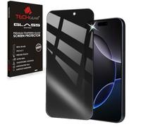 TECHGEAR Pellicola protettiva anti spia per iPhone 16 Pro Max - filtro privacy 3D GLASS Edition in vetro temperato originale protezione completa dello schermo compatibile con iPhone 16 Pro Max 6,9