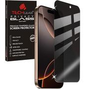 TECHGEAR Pellicola protettiva anti spia per iPhone 16 Pro Max - PRIVACY Filter GLASS Edition Pellicola protettiva in vetro temperato compatibile con iPhone 16 Pro Max 6,5"