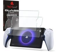 TECHGEAR Pellicola protettiva in vetro per PS Portal (2 pezzi), pellicola protettiva in vetro temperato [durezza 9H] [chiarezza cristallina] [resistente ai graffi] [senza bolle] per Sony PlayStation