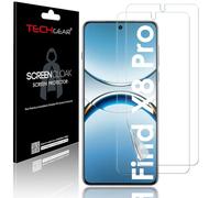 TECHGEAR Pellicola protettiva per schermo (2 pezzi) per Oppo Find X8 Pro 5G [Screen Cloak Edition] [In-Display Fingerprint] [Case Friendly] [Facile da montare] [senza bolle] [Copertura completa dello