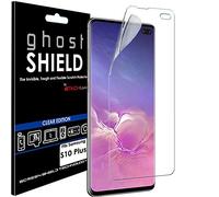 Techgear, pellicola protettiva per schermo per Samsung Galaxy S10 Plus S10+, edizione ghostSHIELD, in TPU rinforzato, copertura completa dello schermo, superficie curva (non per S10e, S10)