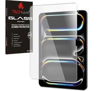 TECHGEAR Pellicola salvaschermo antiriflesso in vetro temperato per iPad Pro 11" 2024, durezza 9H, antigraffio, senza bolle, realizzata per Apple iPad Pro 11" (M4) di 5a generazione