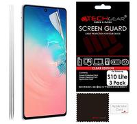 Techgear, pellicole protettive per schermo per Samsung Galaxy S10 Lite, trasparenti, confezione da 3
