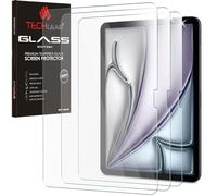 TECHGEAR Proteggi schermo in vetro temperato per iPad Air 13" 2024, durezza 9H, trasparenza HD, antigraffio, senza bolle, realizzate per Apple iPad Air da 13" (M2)