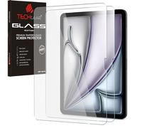 TECHGEAR Proteggi schermo in vetro temperato per iPad Air 13" 2025/2024 (confezione da 2) [durezza 9H] [chiarezza HD] [resistente ai graffi] [senza bolle] realizzate per Apple iPad Air 13" M3/M2