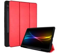 TECHGEAR Smart Case per Samsung Galaxy Tab S10 Lite / S10 FE / S9 FE 11.9 pollici, S-Pen Holder Slim Leather Stand Cover protettiva [Auto Wake/Sleep] Morbido TPU (SM-X400/X406/X520/X526/X510/X516