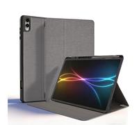 TECHGEAR Smart Case per Samsung Galaxy Tab S11 Ultra (SM-X930 / SM-X936) con portapenne, sottile custodia protettiva in pelle PU con supporto, visualizzazione multi-angolo e accensione e spegnimento