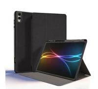 TECHGEAR Smart Case per Samsung Galaxy Tab S11 Ultra (SM-X930 / SM-X936) con S Pen, sottile custodia protettiva in pelle PU con supporto, visualizzazione multi-angolo e accensione e spegnimento