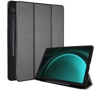TECHGEAR Smart Case per Samsung Galaxy Tab S9 FE 11.9" (SM-X510/X516) Custodia in pelle PU sottile Smart Case Custodia protettiva [Auto Wake/Sleep] Morbido TPU & S-Pen Holder - Grigio