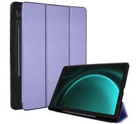 TECHGEAR Smart Case per Samsung Galaxy Tab S9 FE 11.9" (SM-X510/X516) Custodia in pelle PU sottile Smart Case Custodia protettiva [Auto Wake/Sleep] Morbido TPU & S-Pen Holder - Lavanda