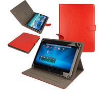 'Techgear® Stellar (10)] Étui Universel pour Tablettes Toshiba Encore 2 avec Écrans 10 Pouces - Housse de Protection avec stand de la visualizzazione rosso Red Toshiba Encore 2 10"