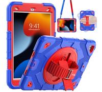 TECHGEAR SUPE - Custodia per Apple iPad da 9,7", per bambini, resistente, con supporto, tracolla e tracolla, per scuola, viaggi, intrattenimento domestico