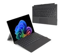 TECHGEAR Tastiera Surface Pro per Microsoft Surface Pro 11/10/9/8/X Slim Wireless Bluetooth Tipo di Copertura, Retroilluminazione a 7 colori, Trackpad/Touchpad Multi-Touch di Precisione, QWERTY UK