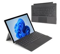 TECHGEAR Tastiera Surface Pro per Microsoft Surface Pro 3 4 5 6 7 7 +, tastiera Bluetooth senza fili sottile, retroilluminazione a 7 colori, trackpad/touchpad multi-touch di precisione, QWERTY