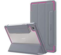 TECHGEAR Titan Custodia Compatibile con Samsung Galaxy Tab A7 10.4" 2020 (SM-T500 / SM-T505) - Custodia Resistente all'impatto e agli Urti - Cover per i Bambini, Costruttori e Offici (Rosa)