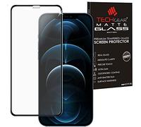 TECHGEAR Vetro Antiriflesso iPhone 12 Pro Max Pellicola - Opaca 3D Pellicola in Vetro Temperato Copertura Completa [Durezza 9H] [Senza Bolle] Compatibile con iPhone 12 Pro Max (6,7 Pollici)