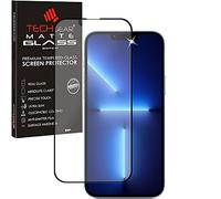 TECHGEAR Vetro Antiriflesso iPhone 13 Mini Pellicola - Opaca 3D Vetro Pellicola in Vetro Temperato Copertura Completa [Durezza 9H] [Senza Bolle] Compatibile con iPhone 13 Mini (5,4 Pollici)