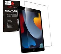 TECHGEAR Vetro Temperato Compatibile con iPad 9/8 / 7 (10.2" Pollici, 9/8/7 Generazione) 2021/2020 / 2019 - Pellicola Protecttiva Vetro Temperato [Bordo 2.5D] [Durezza 9H] [Ultra Chiaro]
