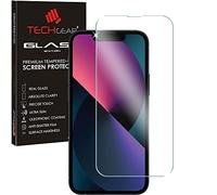 TECHGEAR Vetro Temperato per iPhone 13, iPhone 16e Autentica Pellicola Protecttiva in Vetro Temperato Salvaschermo [Durezza 9H] [Resistente ai Graffi] [Ultra Chiaro][Senza Bolle]