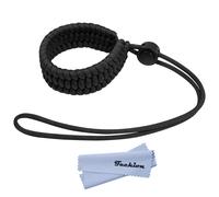 Techion Wrist Lanyard Adjustable Paracord Camera Hand Strap for DSLR Mirrorless Camera Video Camcorder Cameras Binoculars - Black V2