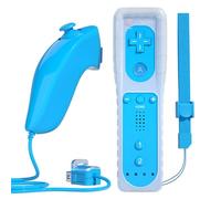 TechKen Remote Controller for Wii, Replacement Remote Controller and Nunchuck(Blue)