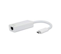 Techly 020379 Cavo Convertitore Adattatore da USB-C™ M a Gigabit Ethernet Bianco