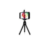 Techly 020980 Treppiede Portatile Universale per Smartphone e Fotocamere Nero