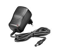Alimentatore AC/DC 12V 600mA Plug 5.5 x 2.1mm Nero