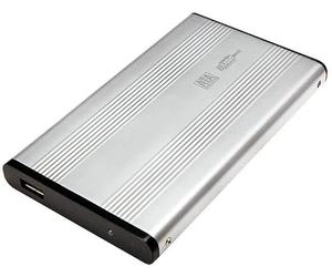 Techly 022281 Box HDD Esterno SATA 2.5" USB 2.0 Grigio Silver