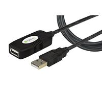Techly Cavo Prolunga Attivo Extender USB Hi Speed Estensore di Segnale 10m Nero