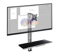 ICA-PLW-01 - Postazione di lavoro, monitor + supporto per tastiera, 15'' - 27''