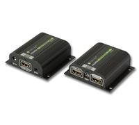 Techly Extender HDMI IDA EXT-E70POED - Full HD 3D PoE 40 m EDID IR su cavo Cat.6/6A/7 Nero