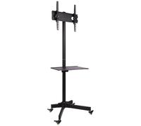 Techly 100730 Supporto a Pavimento con Mensola Trolley TV LCD/LED/Plasma 23"-55"