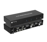 Techly IDATA-DP-KVM2 switch per keyboard-video-mouse (kvm) Nero ( IDATA-DP-KVM2 )