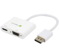 Techly Adattatore DisplayPort ad HDMI/VGA 4K 30Hz