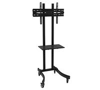 Techly Supporto Mobile da Pavimento per TV LED/LCD 32-70'' con Mensola